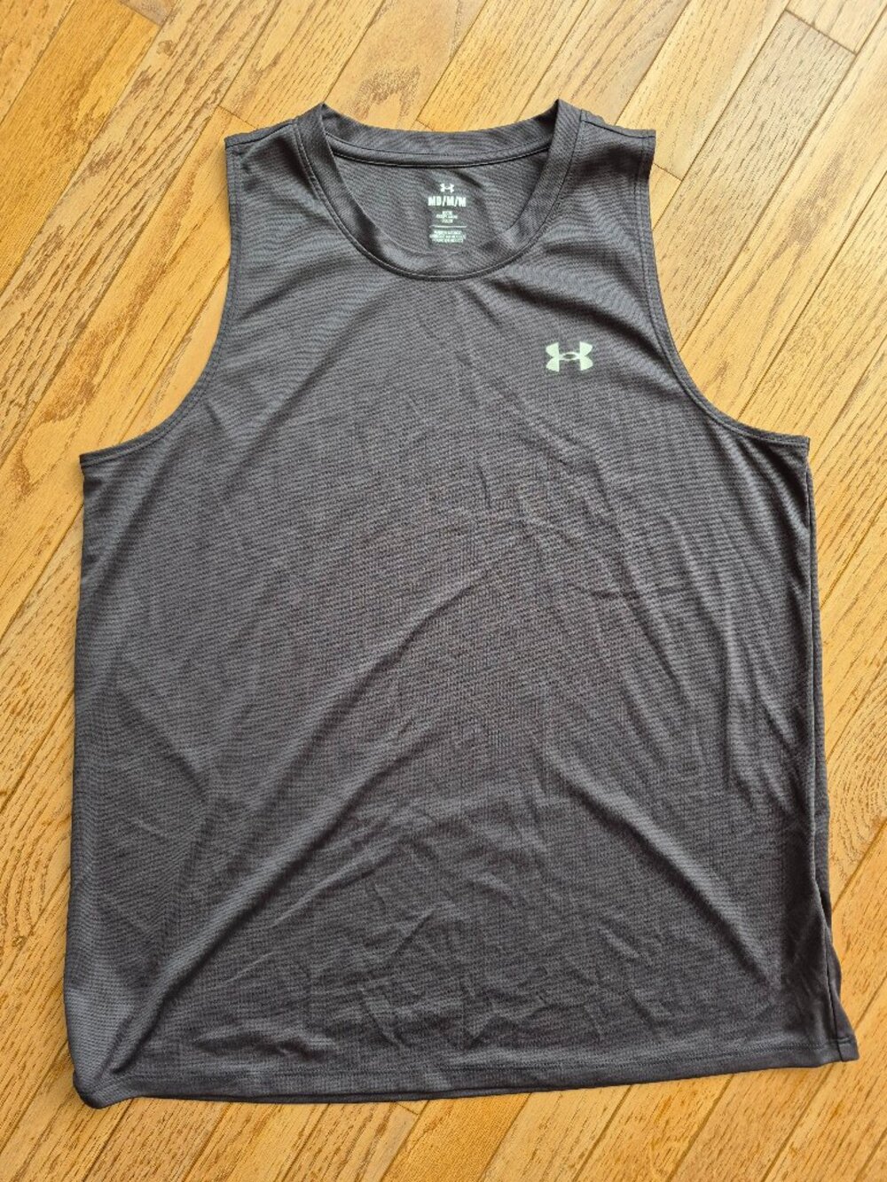 Under Armour Tank Top Large Gray Loose Fit